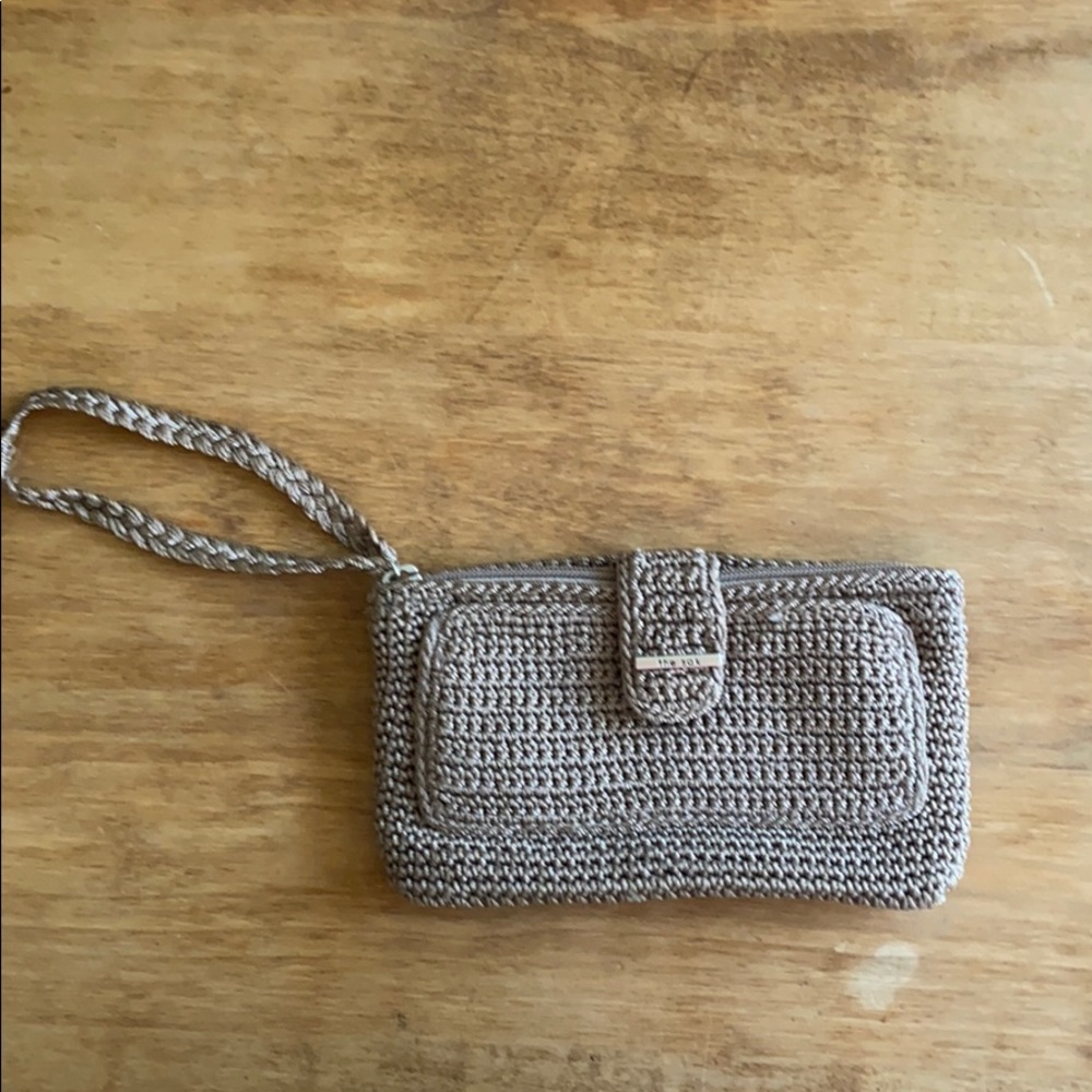 {The Sak} woven wristlet